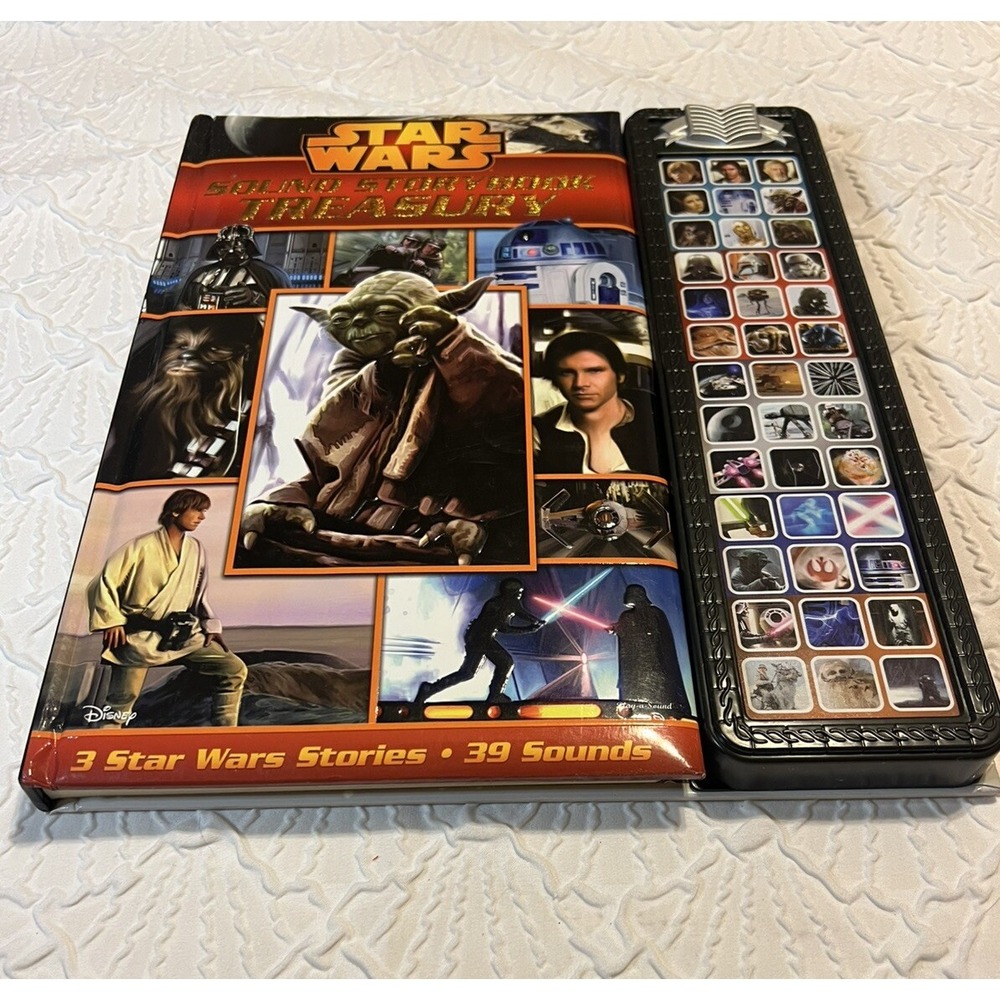 Star Wars Sound Storybook Treasury 3 Story 39 Sound Hardcover Book - Picture 2 of 3